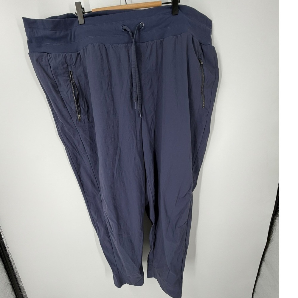 Athleta Trekkie North Jogger Blue Athletic Pants Women's Size 24 Hiking‎ Travel